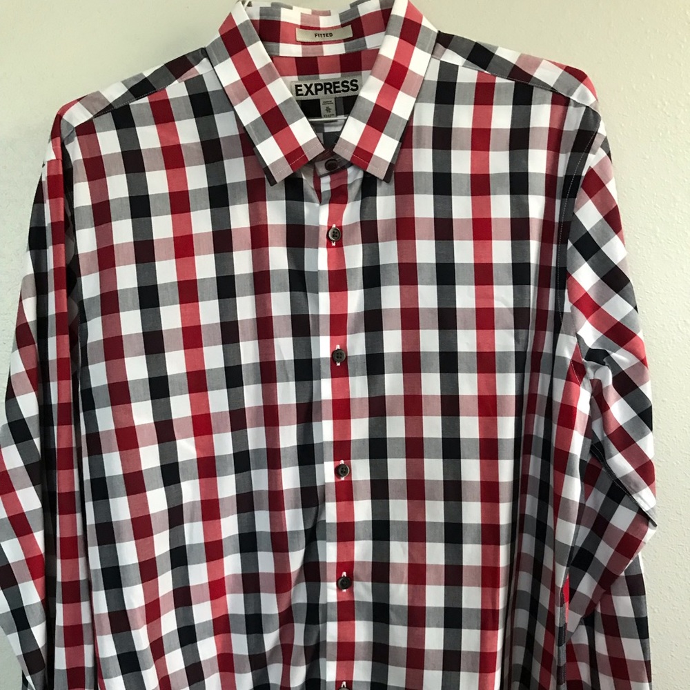 Express fitted shirt size XL